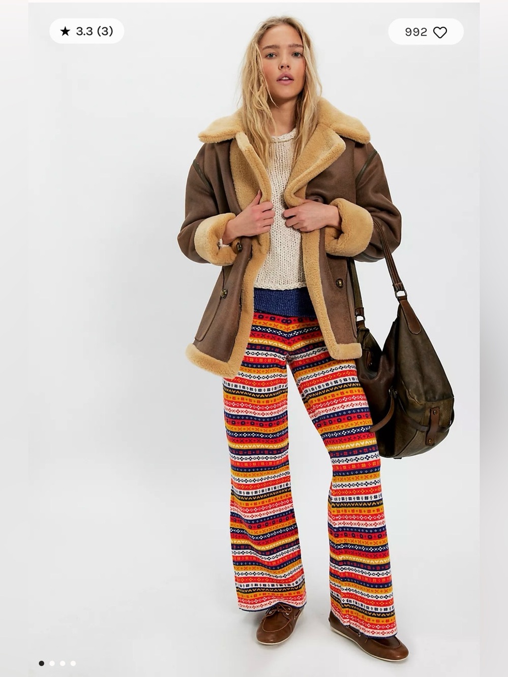Free People Nova Knit Flare Pants